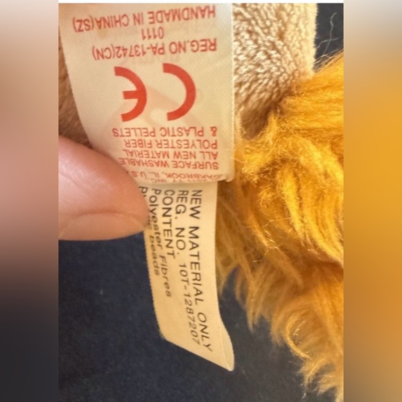 TY- ALVIN AND THE CHIPMUNKS - SIMON PLUSH - 7” Beanbag bottom - Picture 5 of 7